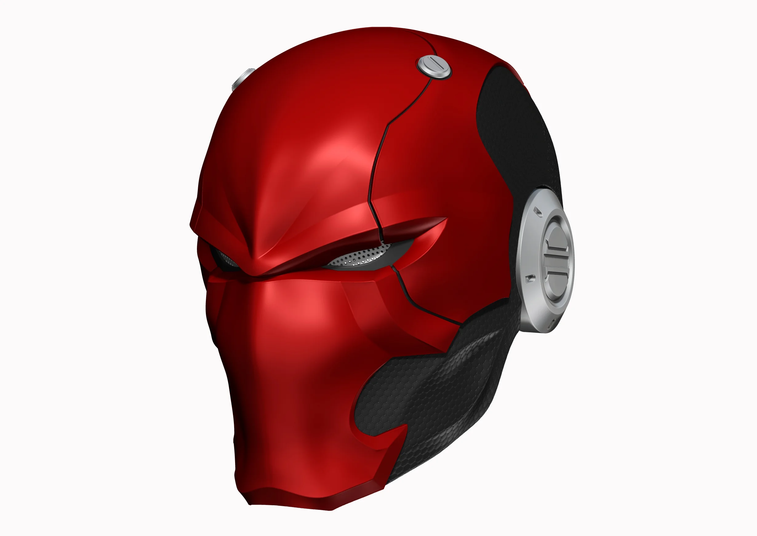 Red Ronin Red Hood Mask 3d model