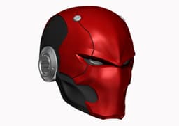 Red Ronin Red Hood Mask 3d model