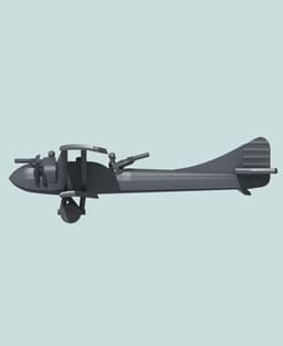 1:144 Caudron G.6 3d model