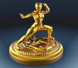 MMPR Movie Yellow Ranger Statue 3d model