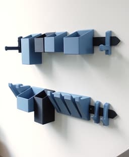 Raily – modular wall organization 3d model