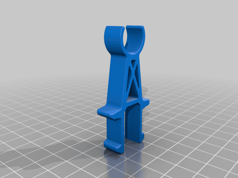 Lug wrench holder mount (soporte para llave cruz) 3d model