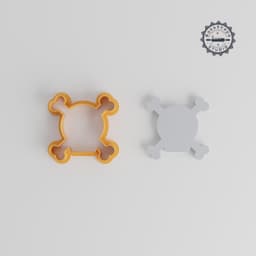 Skull & Crossbones Shape Cutter Set, 18 Sizes, Perfect for Cookies, Fondant, Clay, Pirate Symbol, Danger Icon PRODUCT_158 3d model