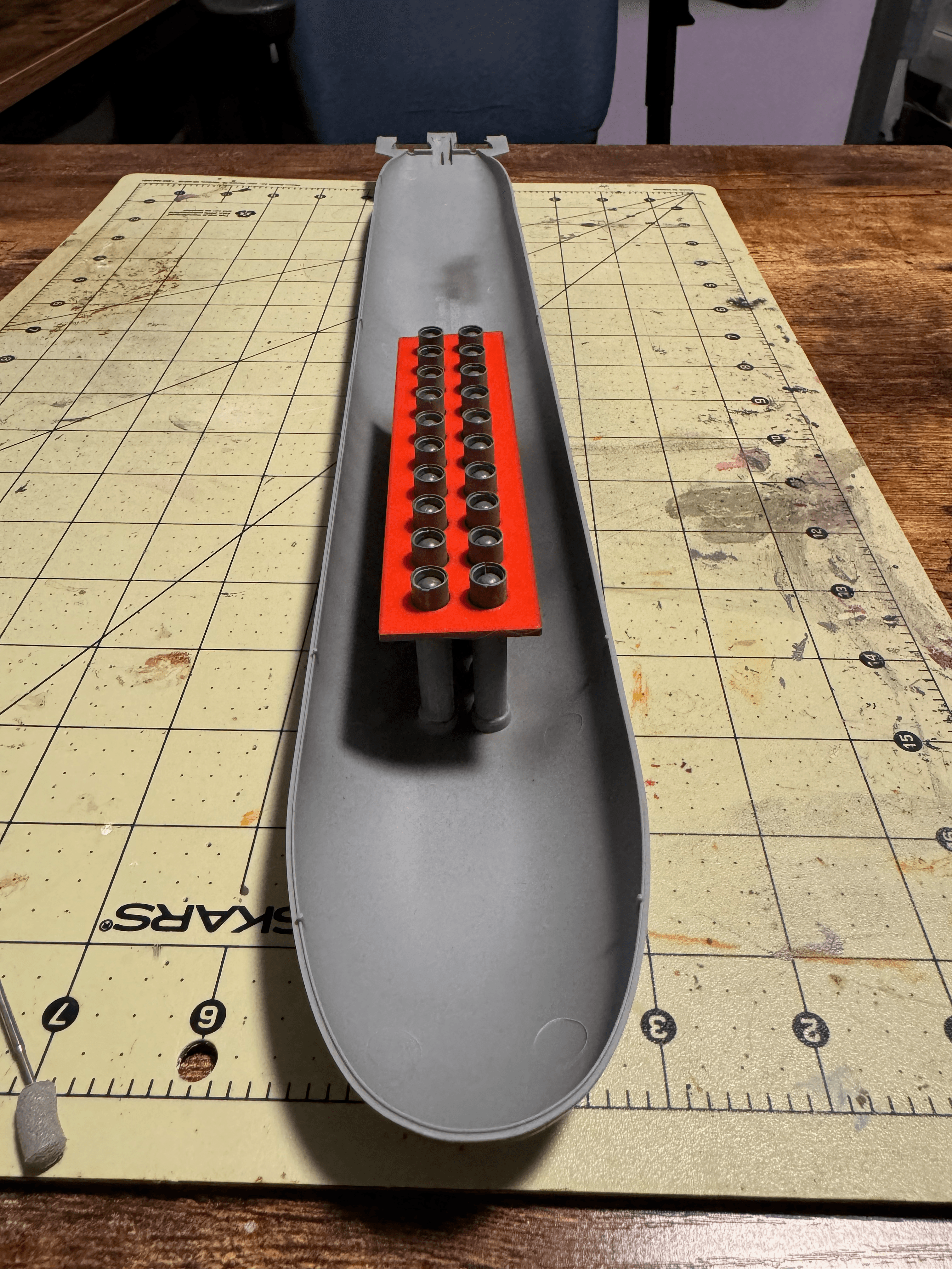 Missile Girdle for 1:350 Scale Typhoon Submarine Model (HobbyBoss 83532) 3d model
