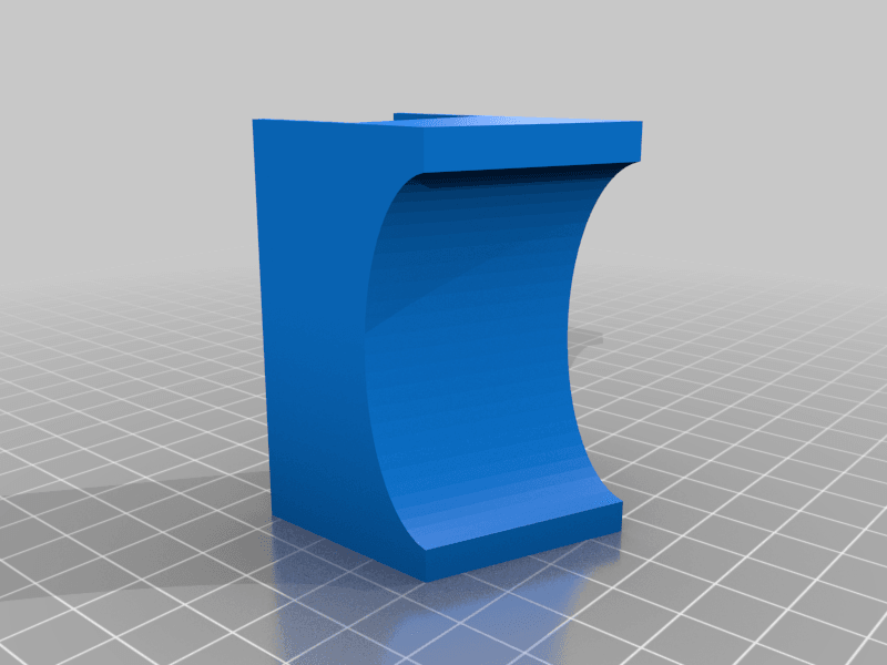 Guitar Rest for Desk Edge 3d model