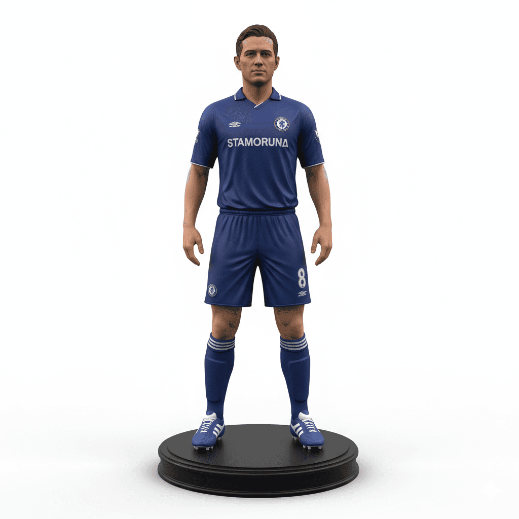 Football Player : Frank Lampard Football Soccer Midfielder 3d model