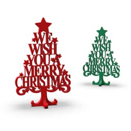 3D Text Christmas Tree, We Wish You A Merry Christmas, Christmas Decor, Surprise or Gift 3d model