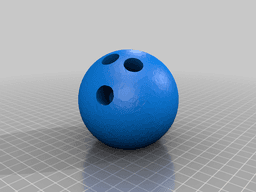Bowling trophy Remix 3d model