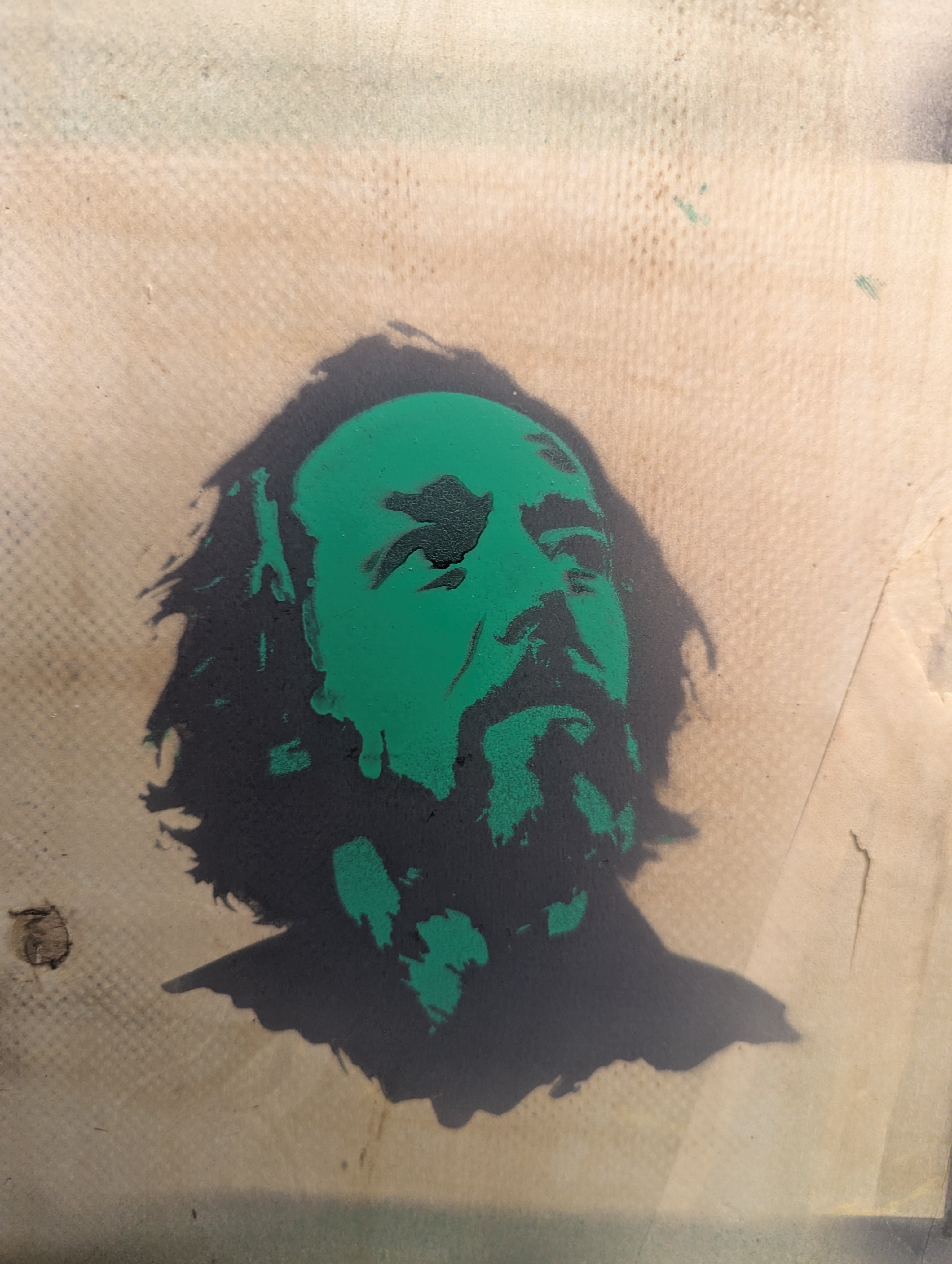 Alan Watts Stencil 3d model