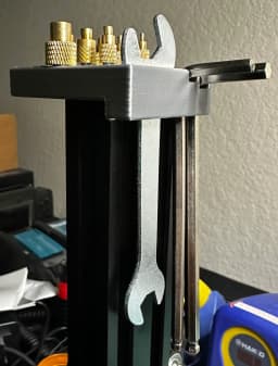 Heat set insert tool bit holder 3d model