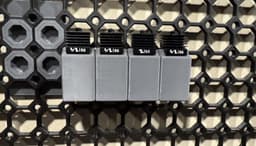 H2/P2S Vertical STD Hotend Holder for MultiBoard 3d model