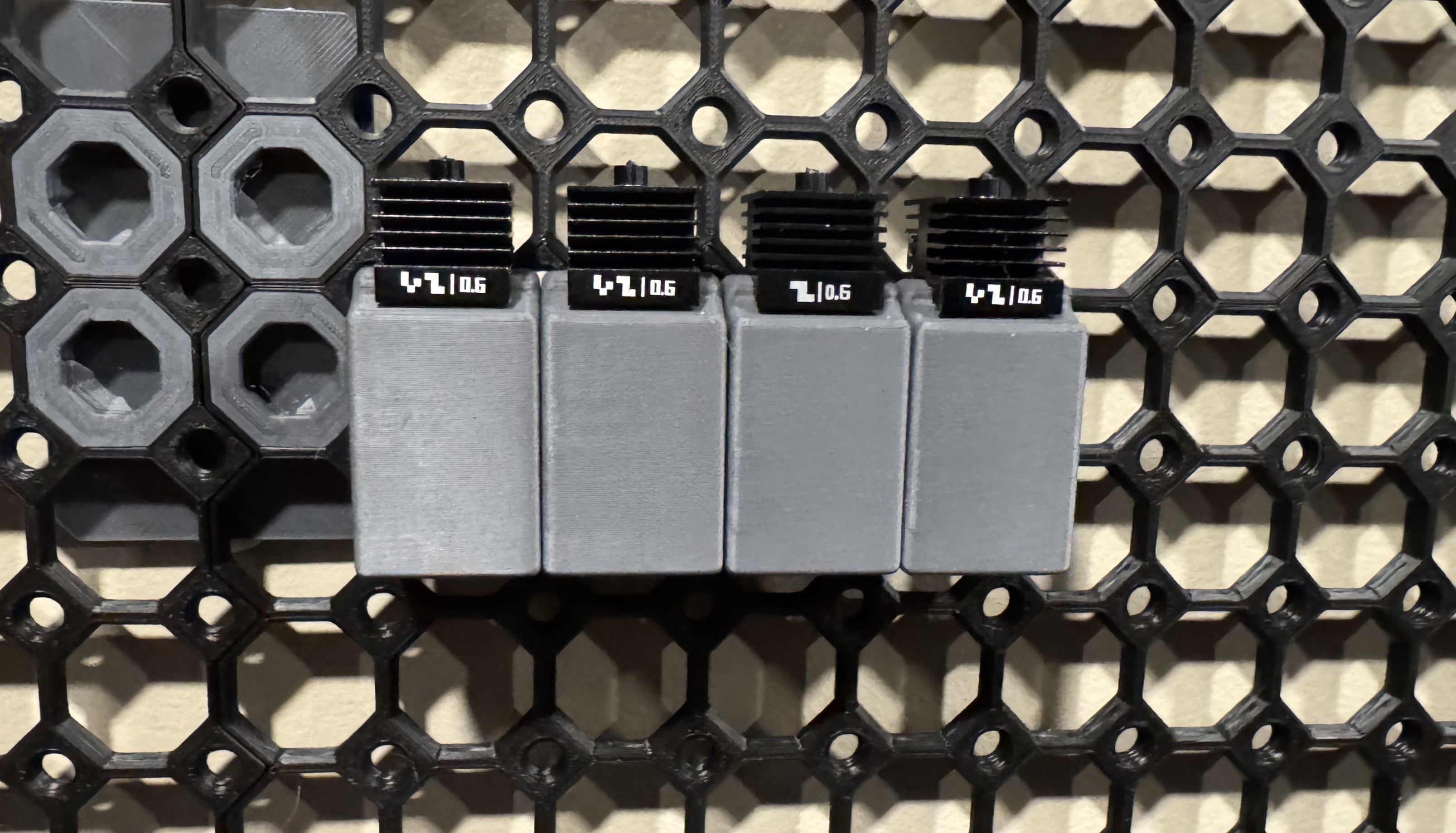 H2/P2S Vertical STD Hotend Holder for MultiBoard 3d model