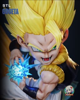 Gogeta Dragon Ball Z Chibi - Premium Collectible 3d model