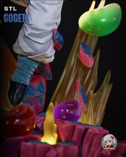 Gogeta Dragon Ball Z Chibi - Premium Collectible 3d model
