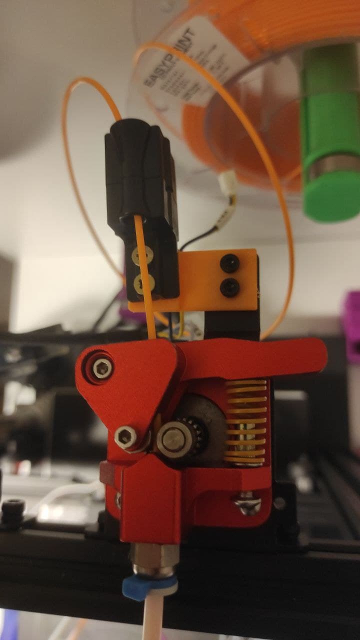 Geetech A20T runout sensor adapter for mk8 extruder 3d model