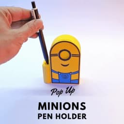 Minions Penholder Pop Up 3d model