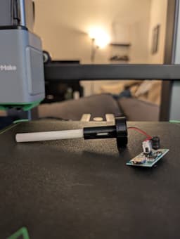 Piezo Ultrasonic fog atomizer/wick housing 3d model