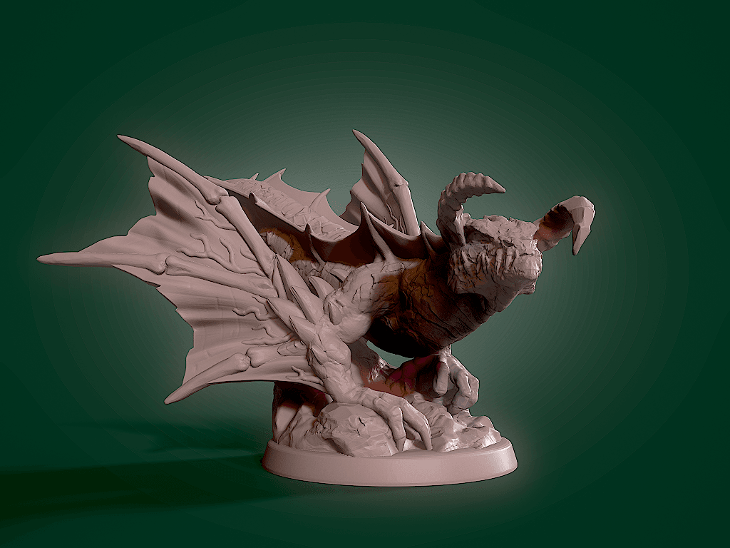 crawling dragon.stl 3d model