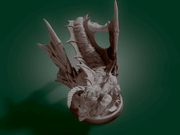 crawling dragon.stl 3d model