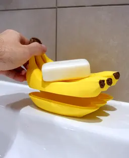 Banana soap dish 3d model