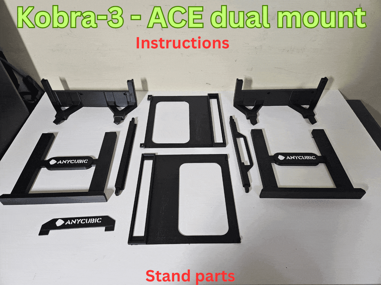 KOBRA-3 DUAL ACE-PRO STAND 3d model