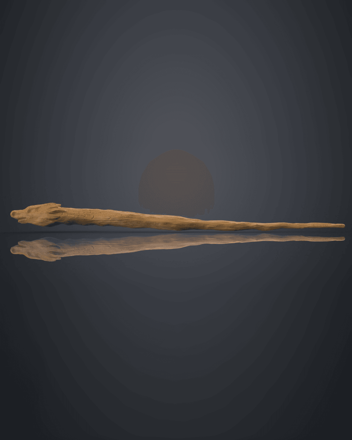 Dragon Heartstring Wand - Harry Potter 3d model