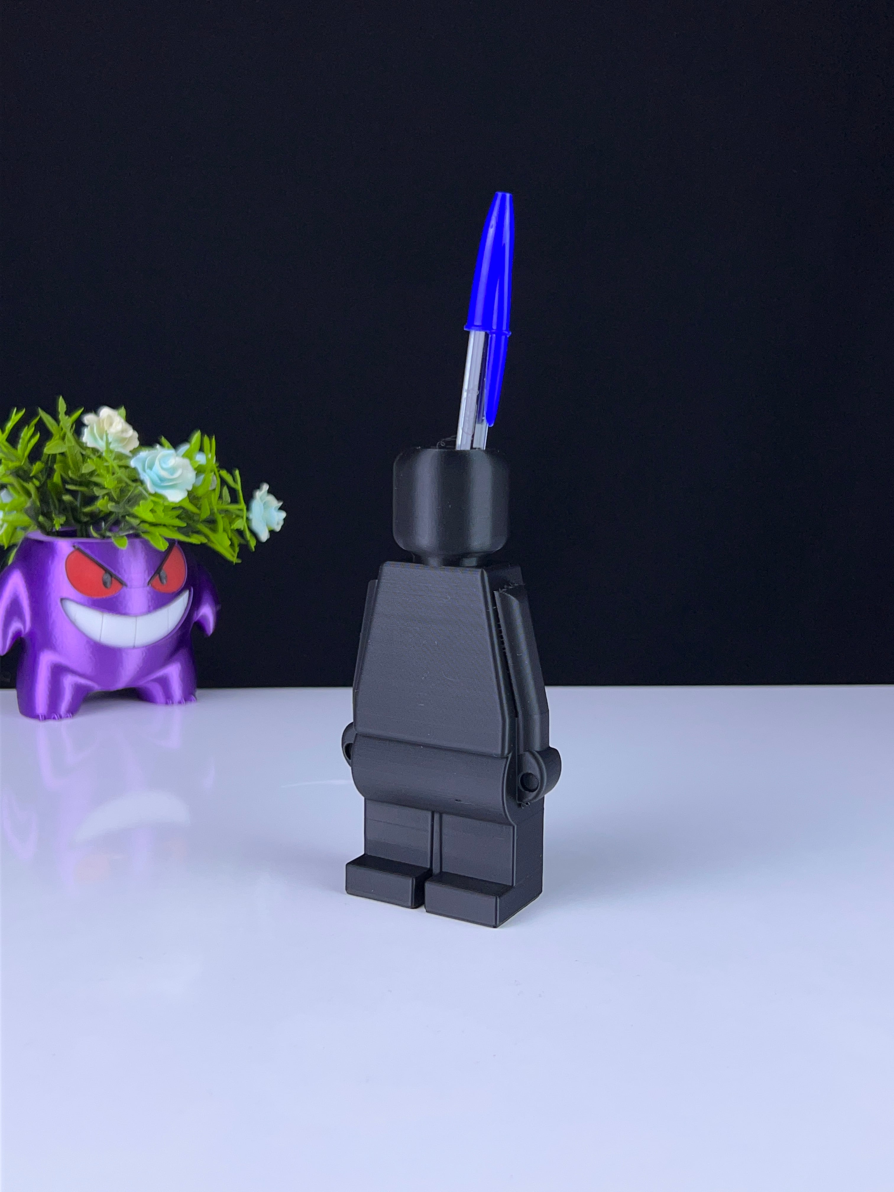 lego man pen holder 3d model