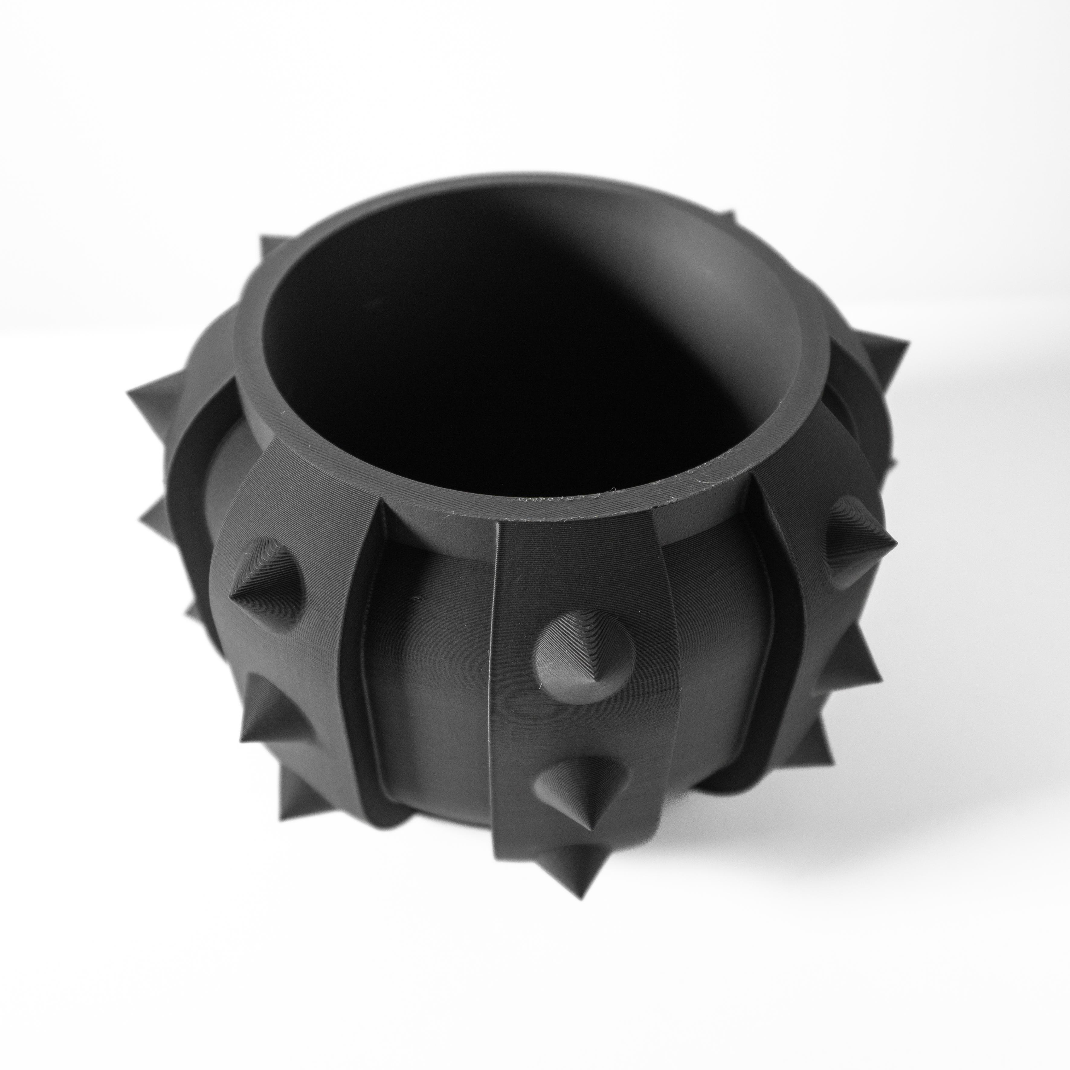 The Alver Planter Pot with Drainage Tray & Stand Included: Modern and Unique Home Decor for Plants 3d model