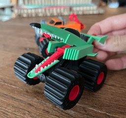 Hot Wheels Attack Pack - Slash Cat and Rip Rat 3d model