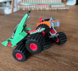 Hot Wheels Attack Pack - Slash Cat and Rip Rat 3d model
