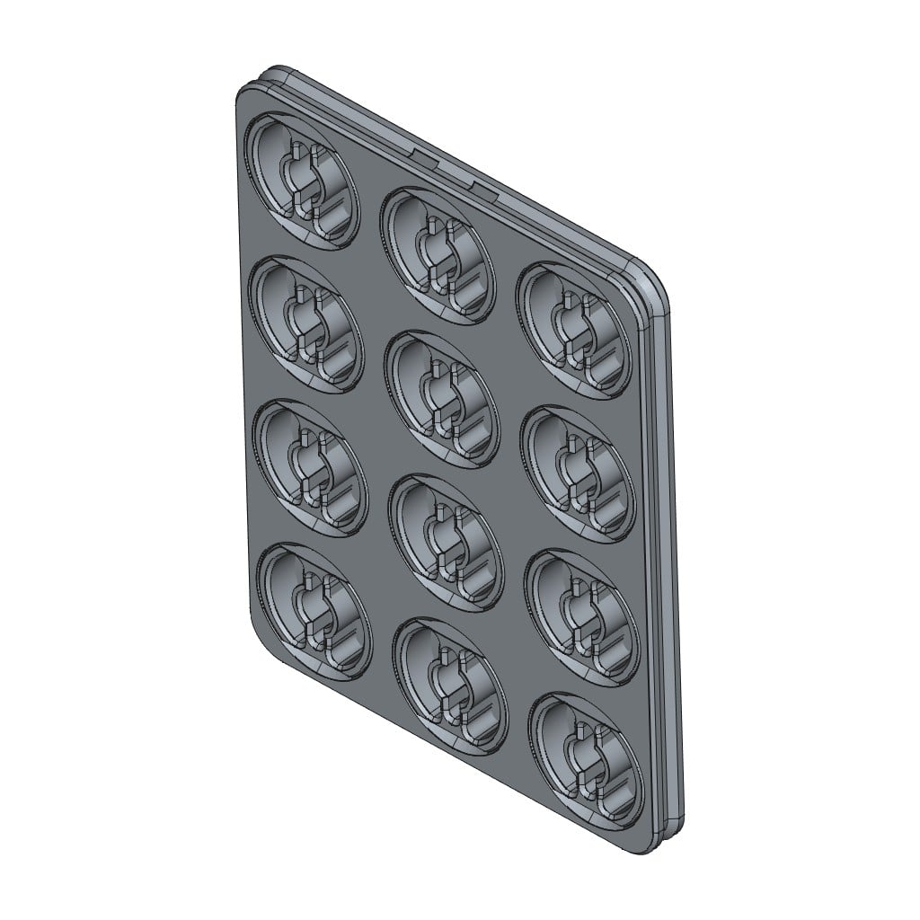 D-LOCK_PANEL.3X4-L 3d model