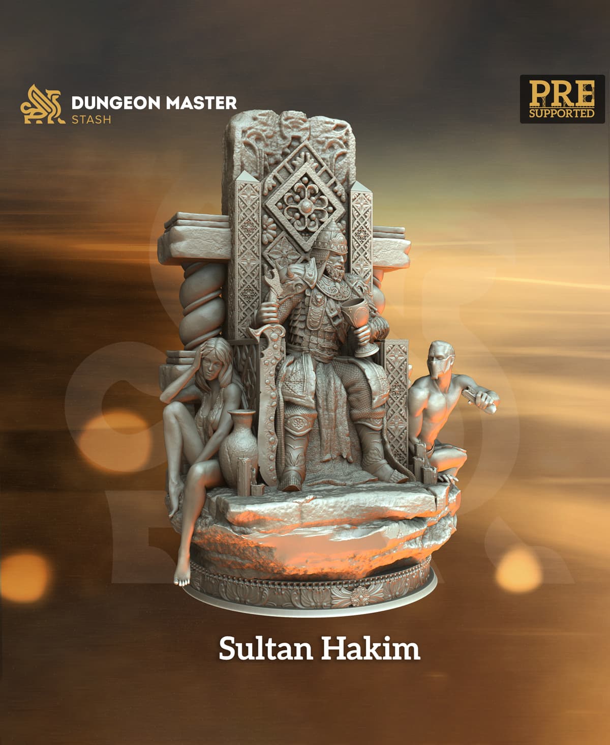 Sultan Hakim 3d model