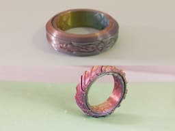 Fidget ring futuristic candy & Celtic 3d model