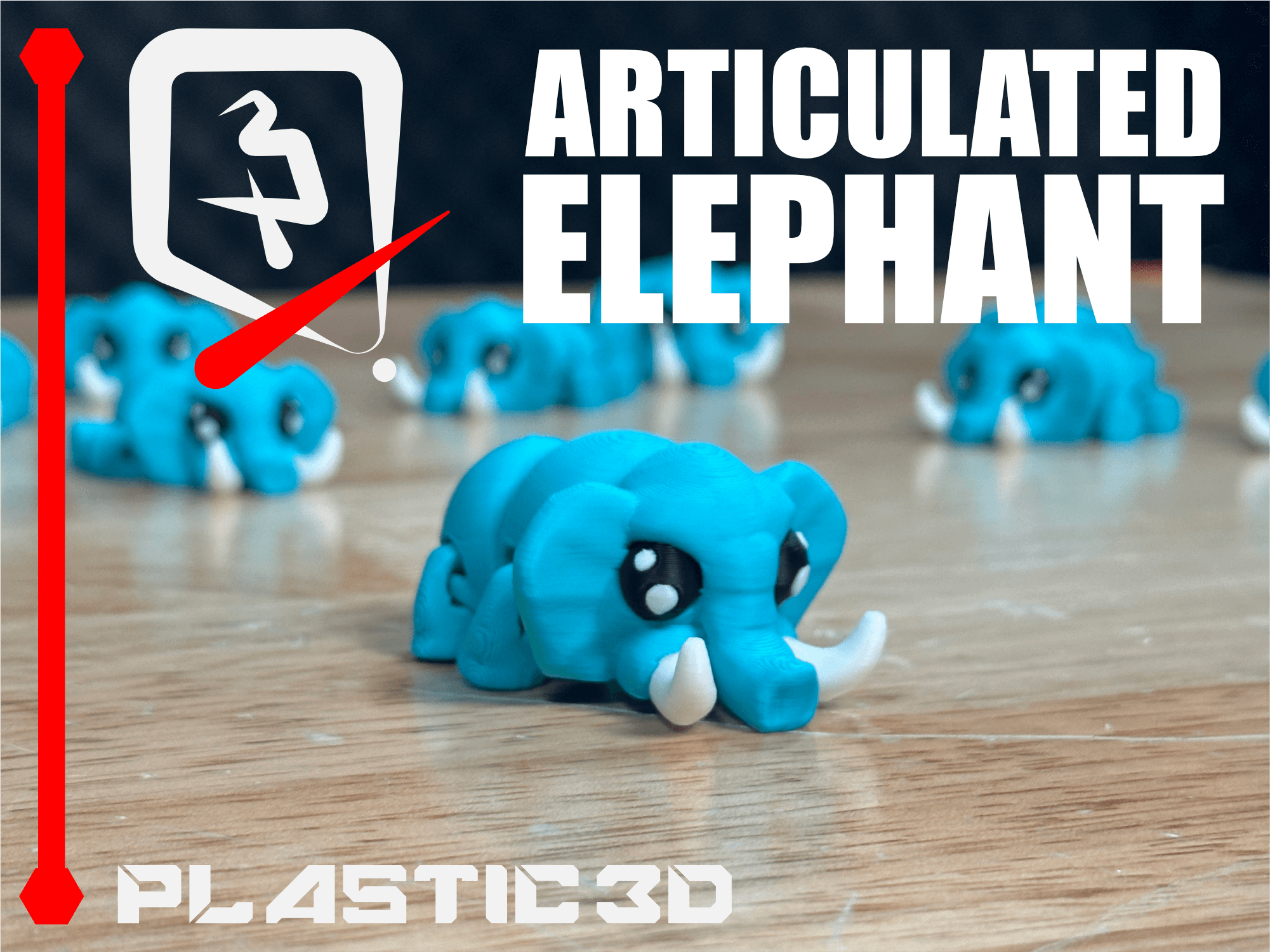 Articulated Elephant 3d model