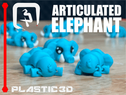 Articulated Elephant 3d model