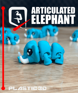 Articulated Elephant 3d model