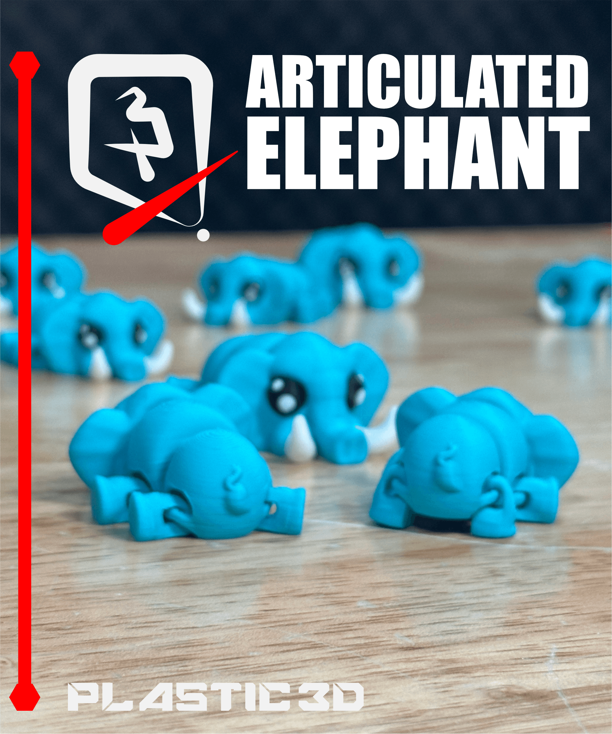 Articulated Elephant 3d model
