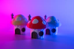 Mushroom Fairy House Lighted Clicker 3d model