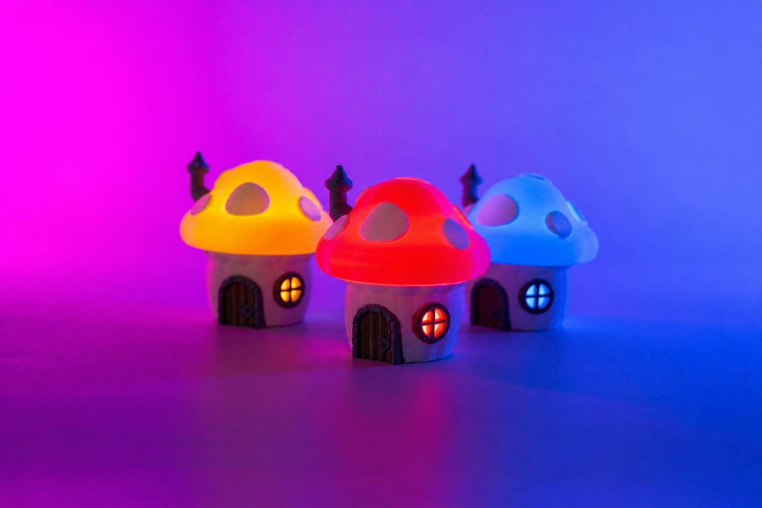 Mushroom Fairy House Lighted Clicker 3d model