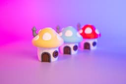 Mushroom Fairy House Lighted Clicker 3d model