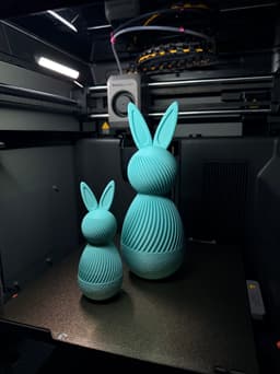 Modern Easter Bunny Container Set – Candy Box 3d model