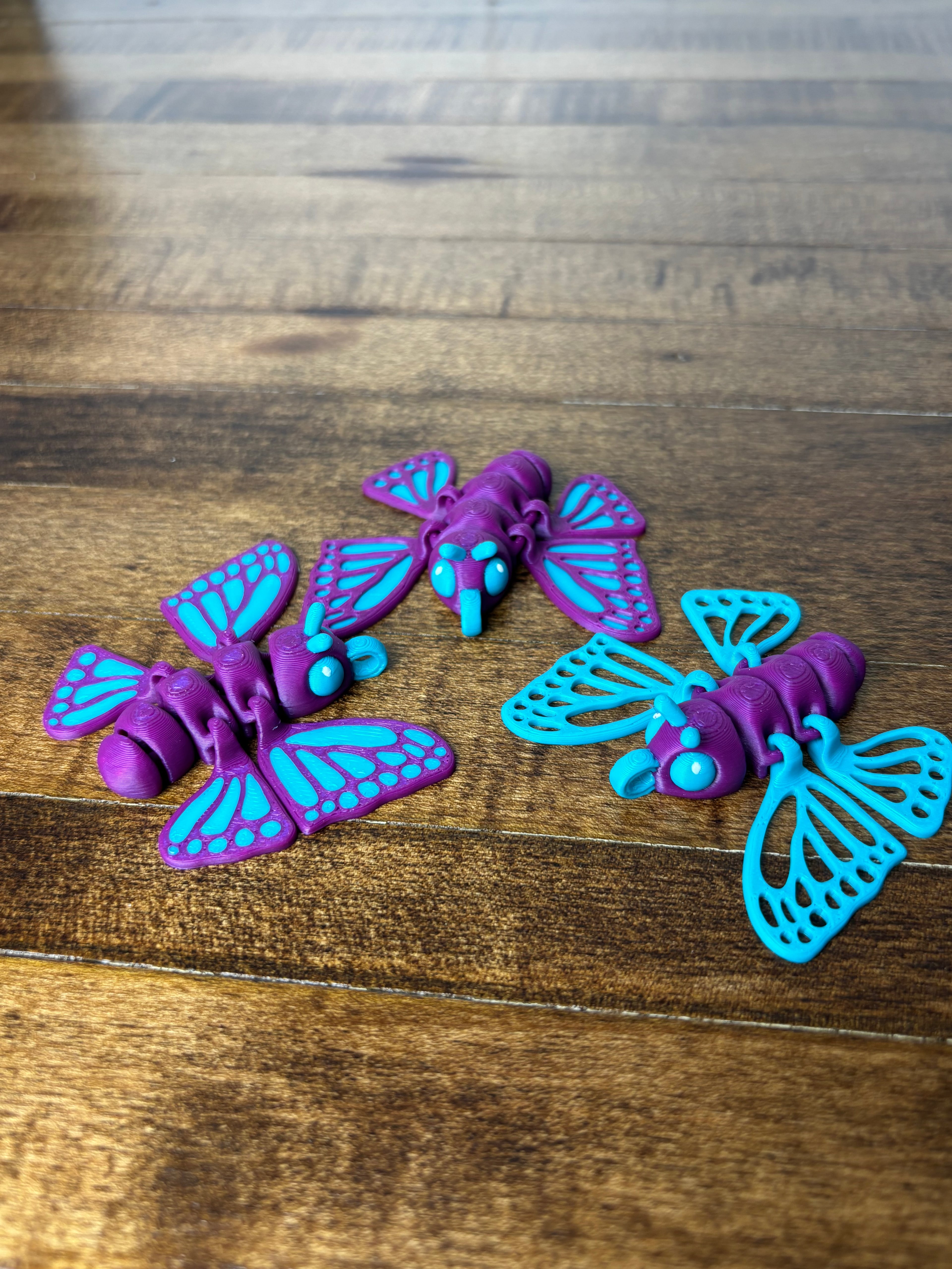 Chibi Butterflies 3d model