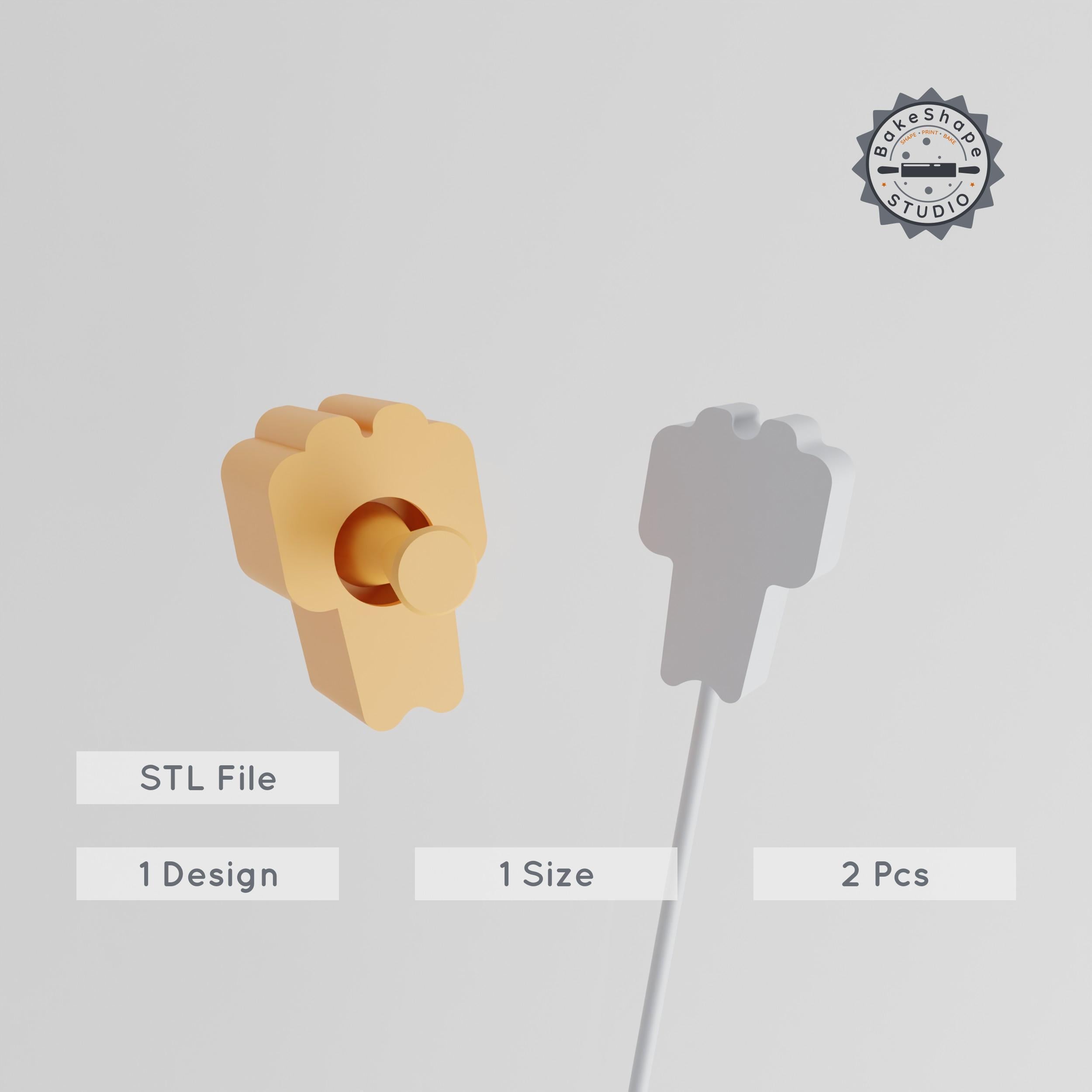 Crocodile Cake Pop Mold, Reptile & Gator Design, 2-Piece 3D Printing Set PRODUCT_2776 3d model