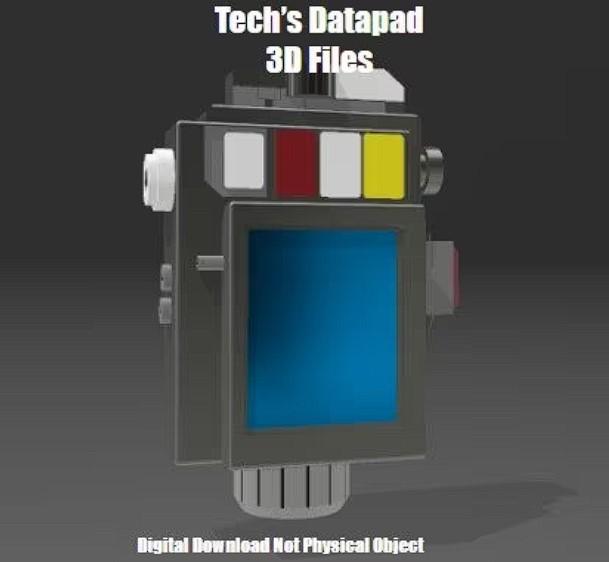 Tech's Datapad 3d model