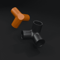 Yet another elbow connector 3d model