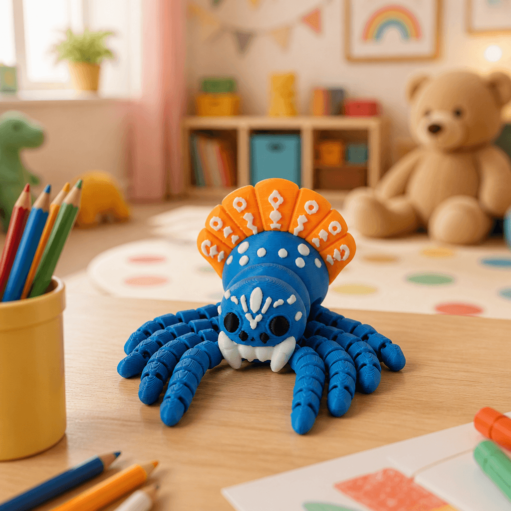 Tribal Spider Flexi - Articulated Collectible 3d model