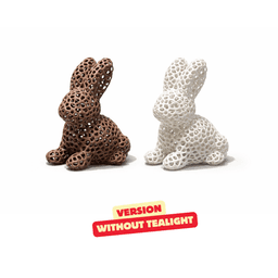 EASTER BUNNY TEALIGHTS (VORONOI) / EASTER DECOR / BUNNY DECOR / MODERN DECOR / LIGHT AMBIENTE 3d model