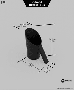 Scoop Shovel 3d model