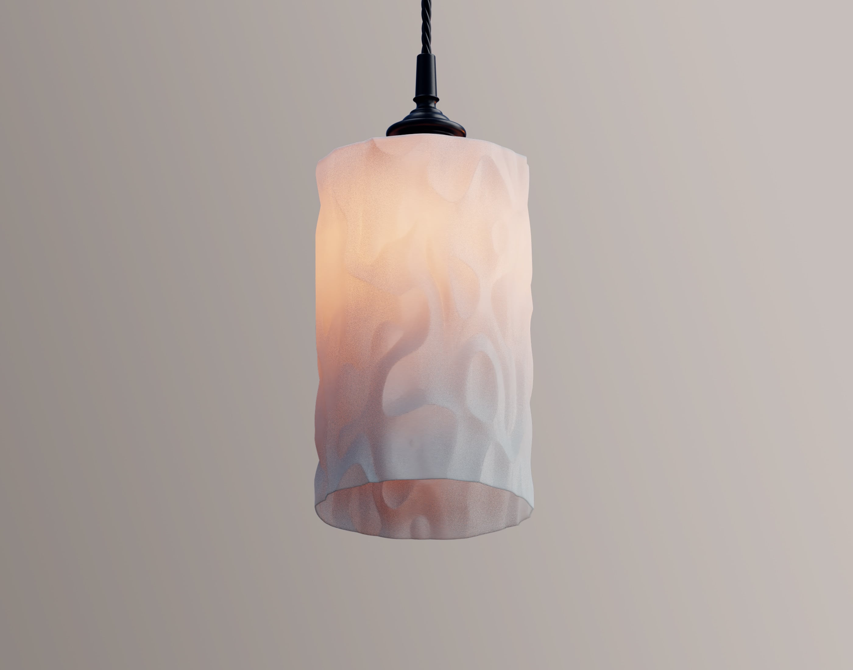 Ridge Light Pendant Design 3d model