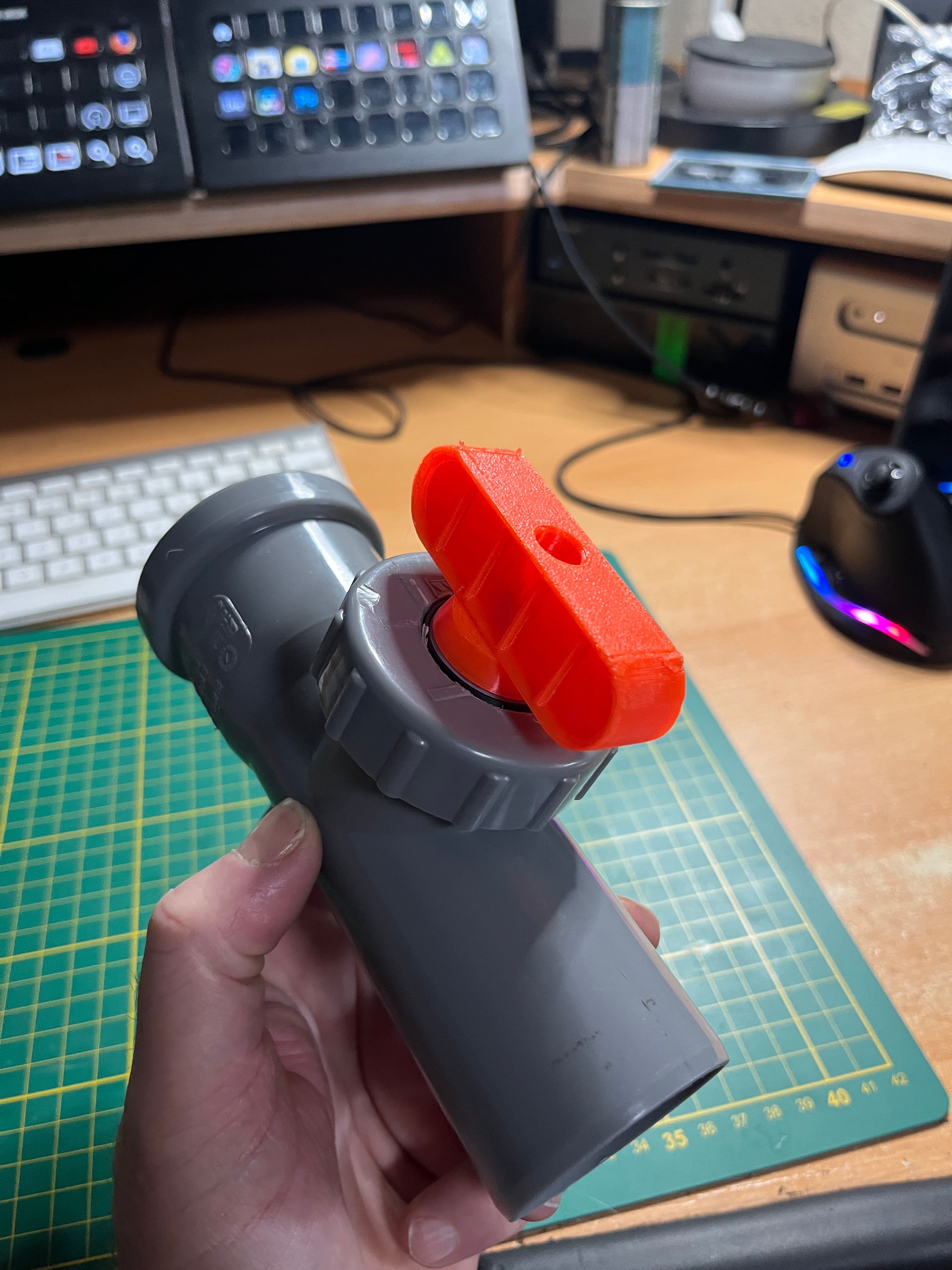 HT 50 Pipe to air vent valve conversion 3d model